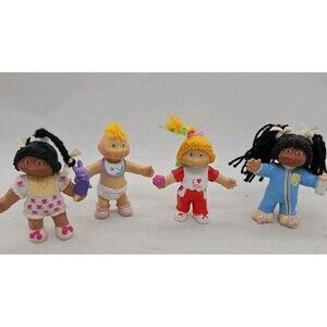 Lot of 4 Vintage Cabbage Patch Kids Girl Figures 1992 / 1994